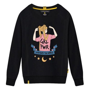 Round Neck Girl Power Sweatshirt - Secret Apparel