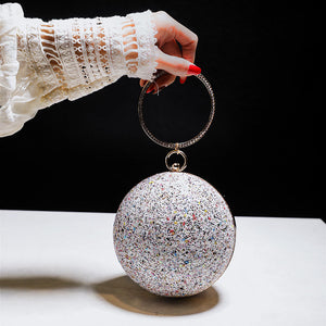 Round Ball Bling Handbag - Secret Apparel