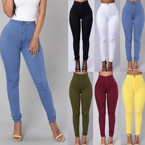 Stretchable High Waist Jeggings - Secret Apparel