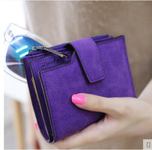 Load image into Gallery viewer, Suede Zipper Wallet - Secret Apparel
