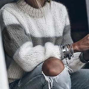 Mohair Knitted Sweater - Secret Apparel