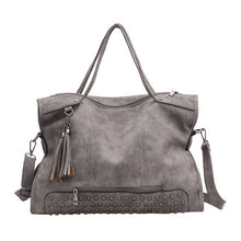 Load image into Gallery viewer, Suede Studded Handbag - Secret Apparel
