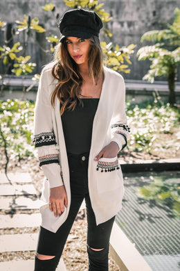 Long sleeves front open cardigan - Secret Apparel