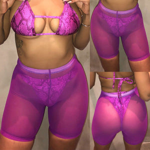 Sheer Mesh Shorts - Secret Apparel