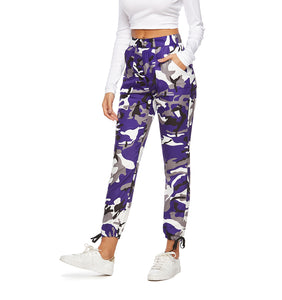 Colourful Camouflage Printed Trousers - Secret Apparel