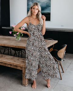 Animal Print Jumpsuit - Secret Apparel