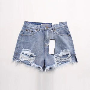 Ripped Jeans Shorts - Secret Apparel