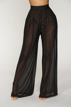 Load image into Gallery viewer, see through wide leg pants - Secret Apparel
