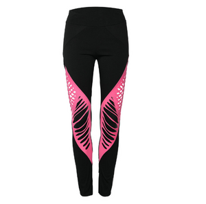 Mesh High Elastic Gym Pants - Secret Apparel