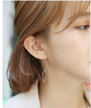 Load image into Gallery viewer, Long Wavy Earrings - Secret Apparel
