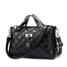 Load image into Gallery viewer, Black Satchel Bag - Secret Apparel
