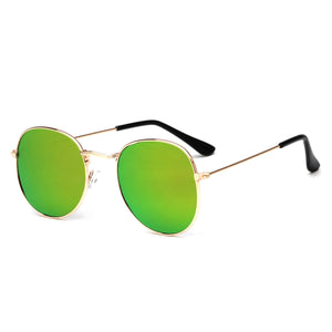 Metallic Frame Sunglasses - Secret Apparel