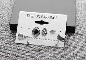 4Pcs Earrings Set - Secret Apparel