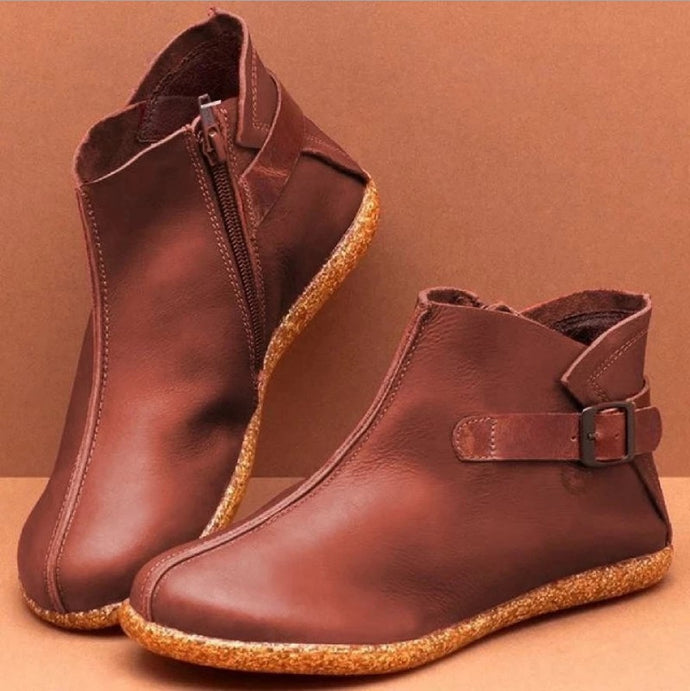 Round Toe Women Boots - Secret Apparel