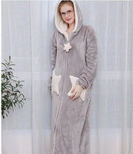 Load image into Gallery viewer, Thick Fleece Bathrobe Pyjamas - Secret Apparel
