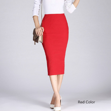 Load image into Gallery viewer, High Waist Thin Pencil Skirt - Secret Apparel
