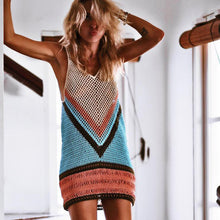 Load image into Gallery viewer, Crochet Colour Block Top - Secret Apparel
