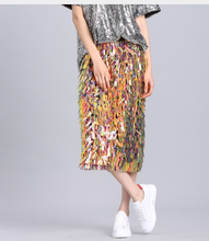 Load image into Gallery viewer, Rave sequin midi skirt - Secret Apparel
