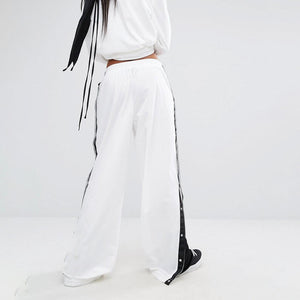 Split Casual Wide Pants - Secret Apparel