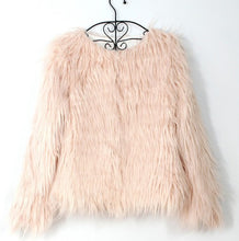 Load image into Gallery viewer, Fluffy Faux Fur Coat - Secret Apparel
