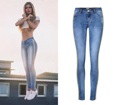 Low Waist Denim Jeans - Secret Apparel