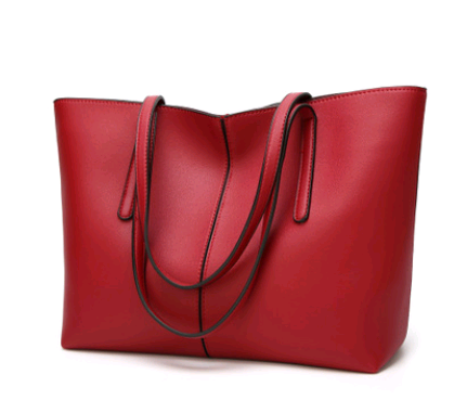 PU Spacious Tote Handbag - Secret Apparel