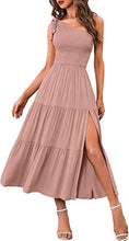 Load image into Gallery viewer, One-shoulder Pleated Layered Hem Dress - Secret Apparel
