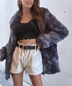 Warm Faux Fur Jacket Plush - Secret Apparel