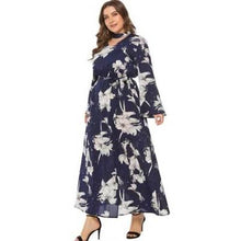 Load image into Gallery viewer, Bell Sleeve Plus Size Maxi Dress - Secret Apparel
