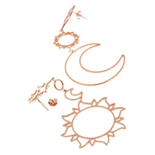 Load image into Gallery viewer, Sun &amp; Moon Earrings - Secret Apparel
