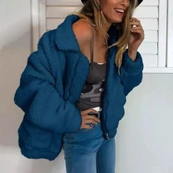 Plush Warm Loose Jacket - Secret Apparel