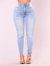 Load image into Gallery viewer, Skinny light denim jeans - Secret Apparel
