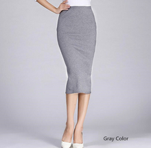 Load image into Gallery viewer, High Waist Thin Pencil Skirt - Secret Apparel
