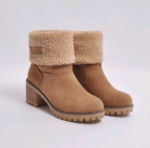 Ankle Fur Lined Snow Boots - Secret Apparel