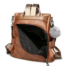 Load image into Gallery viewer, Soft PU Leather Backpack - Secret Apparel
