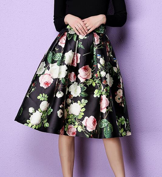 Vintage floral skirt - Secret Apparel