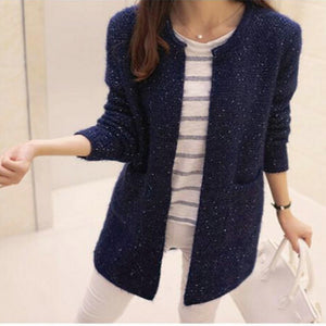 Knitted Cardigan Sweater - Secret Apparel