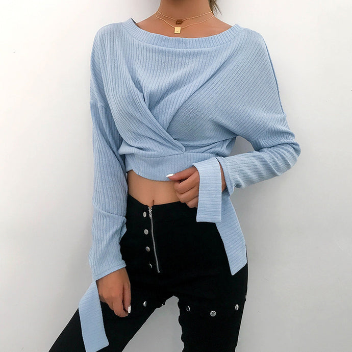 Two Way Knitted Top - Secret Apparel