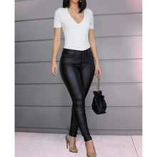 Load image into Gallery viewer, PU Leather Skinny Pants - Secret Apparel
