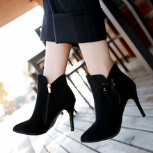 Load image into Gallery viewer, Ankle High Heel Boots - Secret Apparel
