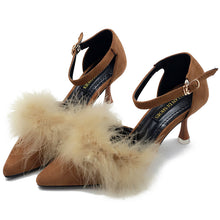 Load image into Gallery viewer, Women Strap Fur Sandle - Secret Apparel
