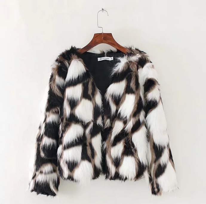 Faux Fur Winter Coat Jacket - Secret Apparel