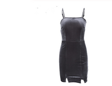 Load image into Gallery viewer, Velvet Tie Back Dress - Secret Apparel
