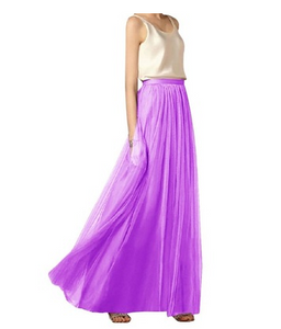 Mesh maxi skirt - Secret Apparel