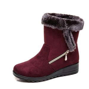 Warm Fur Ankle Boots - Secret Apparel