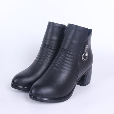 Women Ankle Heel Boots - Secret Apparel