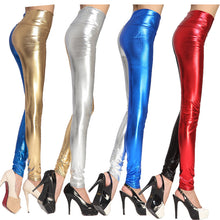 Load image into Gallery viewer, High Waist Leather Leggings - Secret Apparel
