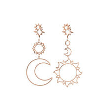 Load image into Gallery viewer, Sun &amp; Moon Earrings - Secret Apparel
