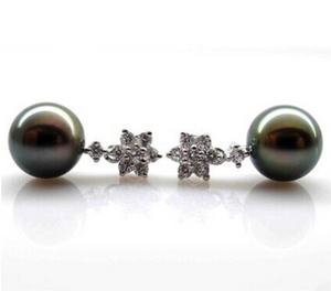 Black Pearl Earrings - Secret Apparel