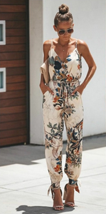 Women Spaghetti Strap Jumpsuit - Secret Apparel